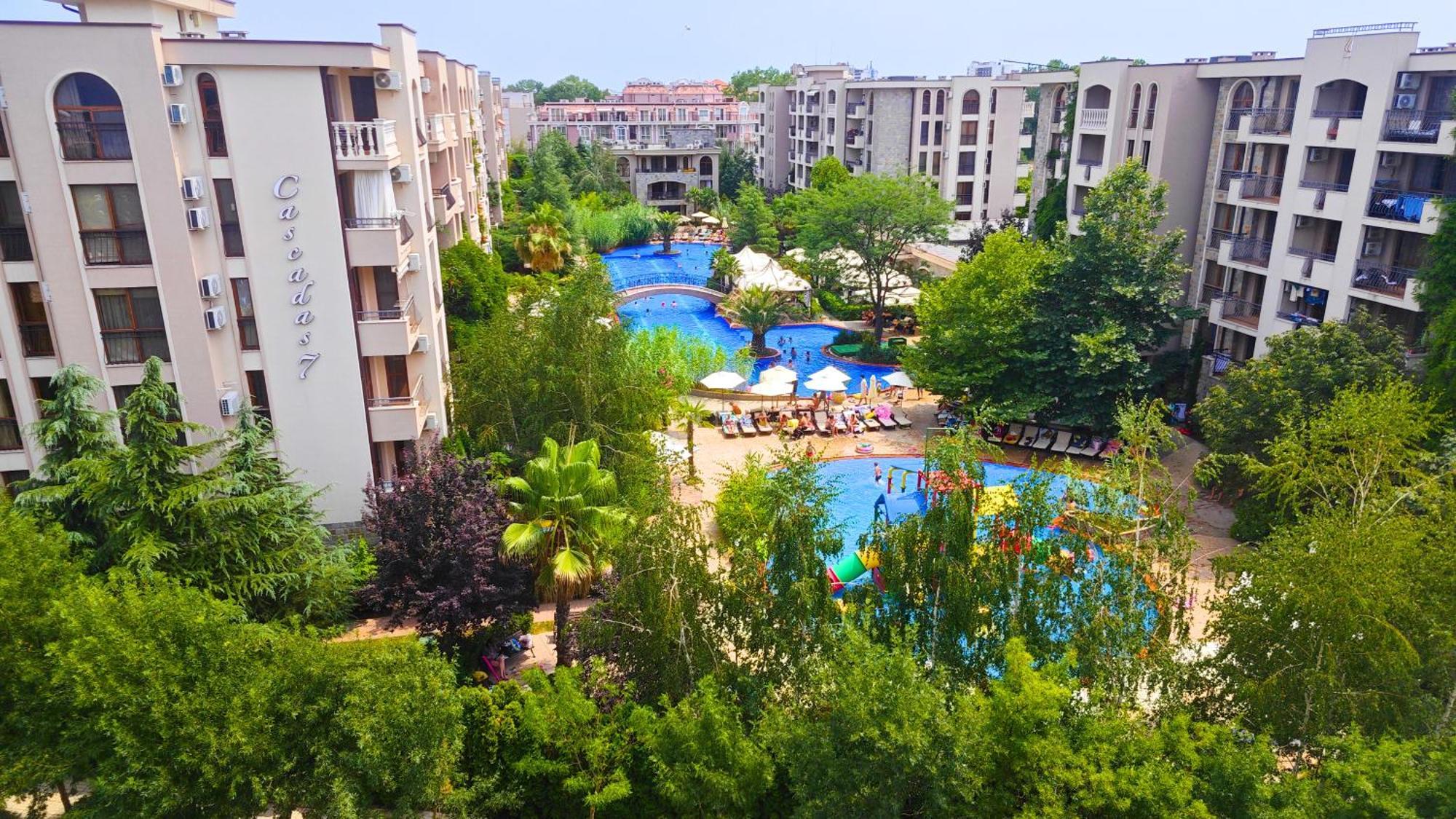 Attractive Family Apartment In Sunny Beach Cascadas Family Resort Exterior foto
